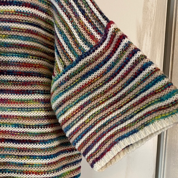 Anthropologie Multicolor Striped Crew Neck Sweater - Picture 3 of 7